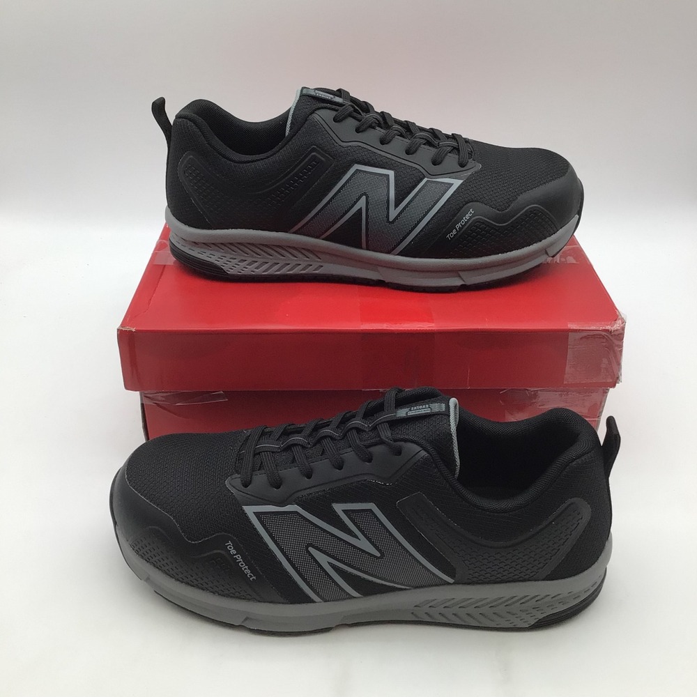New Balance Evolve AT EH Mens Black Alloy Toe Work Safety‎ Shoes 9.5 4E NEW